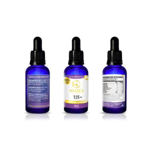 Aceite CBD 30Ml Gatito 125Mg - Andes Austral