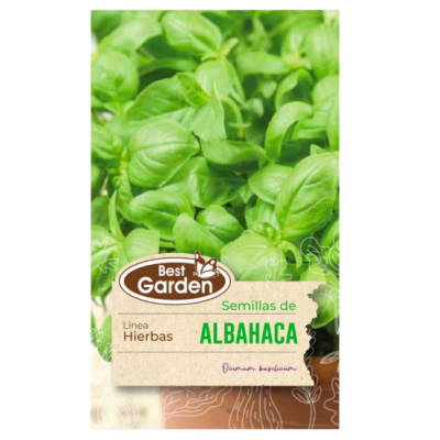 Semillas Albahaca Best Garden 5Gr - Aroma Intenso y Cosecha Múltiple